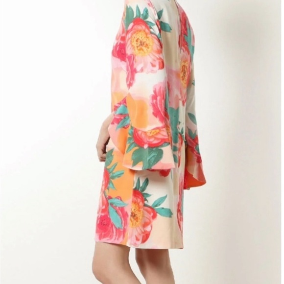 Calvin Klein floral dress sz 6 - Picture 3 of 5